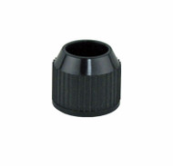A photograph of a cg-352 chem-thread, celcon® compression cap with hole.