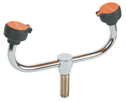 A photograph of the Guardian AP470-100R Eye/Face Wash Outlet Head Assembly w/ 2 GS-Plus™ Spray Heads.