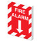 Picture of the Double-Sided Fire Alarm Wall-Projecting L-Sign, 10" w x 14" h.