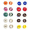 A photograph of an assortment of stock buttons.