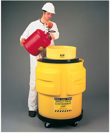 A photograph of a 04315 single drum spill containment unit.