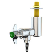 A photograph of an 3100-131WSA Laboratory Water Valve with the mounting shank.