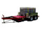 A  photograph of a 50200 Ansul Master Foam (Chemguard Defender) firefighting foam tote trailer with two tote capacity.