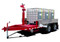 A  photograph of a 50200 Ansul Master Foam (Chemguard Defender) firefighting foam tote trailer with three tote capacity.