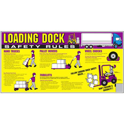 Loading Dock Safety Rules Wall Graphic