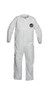 A photograph of front of a 15024 Proshield® 50 coveralls, with zipper front, and open wrists and ankles.