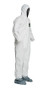 A photograph of side of a 15027 Proshield® 50 coveralls, with zipper front, elastic wrists and ankles, hood, and boots.