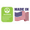An illustration validating that the product is Made in the USA.