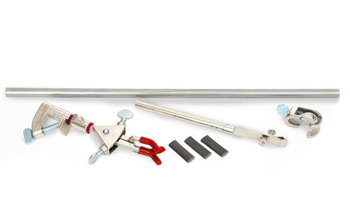 Photograph of Support Rod and Clamp Kit for Ohaus Hotplates and Stirrers .
