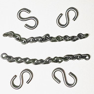 Photograph of a set of 4" Double Jack Chain w/ S-hooks for Aluminum Sprinkler Signs.