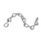 Photograph of a single chain and hook.