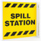 Photograph of the Spill Station Wall-Projecting L-Sign.