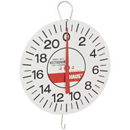 Photograph of Ohaus Demonstration Size Dial Spring Scale showing hectogram units.  Image may differ from actual product.