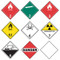 A pictogram of the examples of the TDG placards.