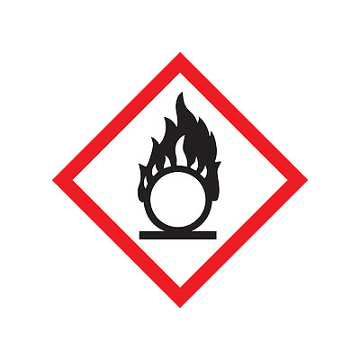 Ghs Flame Over Circle Pictogram Labels