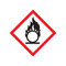 GHS Flame Over Circle Pictogram Labels