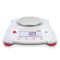 Photograph of Ohaus Scout® SPX Balance, round pan, (0.01 g readability) front facing.