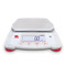 Photograph of Ohaus Scout® SPX Balance, square pan, (0.1 g readability) front facing.