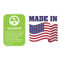 Graphic showing Made in America and UL Validated status of lockout boxes.