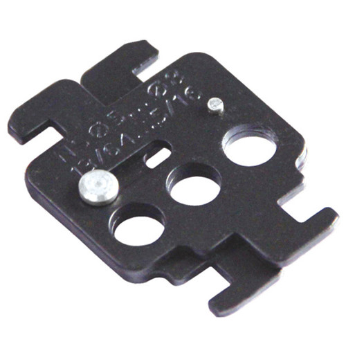 A photograph of a black 07130 Merlin Gerin 4C circuit breaker lockout device.