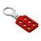 A photograph of 07350 1.5" red dipped steel lockout hasp.