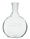 A photograph of a CG-1500-04 500 mL flat bottom single neck flask.