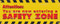 Drawing of yellow and black safety banner with the red text Attention: You are now entering a safety zone.