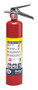 A photograph of a Badger Extra 2.5 pound multipurpose dry chemical fire extinguisher.