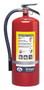 A photograph of a Badger  Extra 20 pound multipurpose dry chemical fire extinguisher.