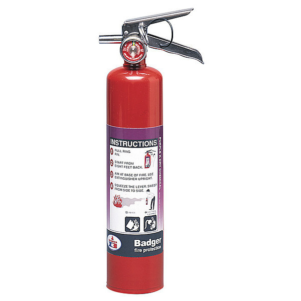 Badger Extra Purple K Dry Chemical Handheld Fire Extinguishers