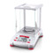 Photograph of Ohaus Adventurer® Analytical Balance with draft shield closed, left facing.