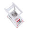 Photograph of Ohaus Adventurer® Analytical Balance with draft shield open, top view.