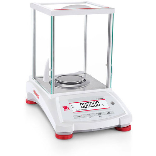 Photograph of Ohaus Pioneer® Semi-Micro Balance,  right facing. 