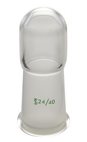 A photograph of a cg-3008 cap style glass stopper, outer joint.