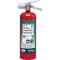 A photograph of a Badger Extra 5 pound Halotron-I Fire Extinguisher w/ Wall Hook.