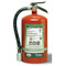 A photograph of a Badger Extra 11 pound Halotron-I Fire Extinguisher w/ Wall Hook.