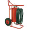 A photograph of a Badger 150MB ABC dry chemical stored pressure 125 pound wheeled fire extinguisher.