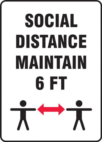 6 feet 2024 apart signs