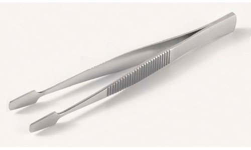 A photograph of a straight tip 24020 stainless steel filter/membrane forceps.