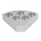 Photograph of  21 mm Vial Sectional  Block for Ohaus Guardian Hotplate Stirrers