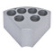 Photograph of  20 mm Test Tube Sectional  Block for Ohaus Guardian Hotplate Stirrers