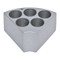 Photograph of   25 mm Test Tube Sectional  Block for Ohaus Guardian Hotplate Stirrers