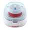 Photograph of Ohaus Frontier™ 5000 Mini Centrifuge, front facing, lid closed.