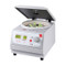 Photograph of Ohaus Frontier™ 5706 Multi-Function Centrifuge, left facing, lid open.
