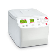 Photograph of Ohaus Frontier™ 5707 Multi-Function Centrifuge, right facing, lid closed.