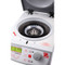 Close-up photograph of Ohaus Frontier™ FC5515R Microliter Centrifuge, with lid open to show interior with rotor.