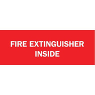 14 Height x 3.25 Width Red on White Recycled Polystyrene SelfAdhesive Fire Extinguisher with Arrow ZING 1885S Zing Safety Sign 14 Height x 3.25 Width Red on White Recycled Polystyrene SelfAdhesive Fire Extinguisher with Arrow ZING 1885S Zing Safety Sign