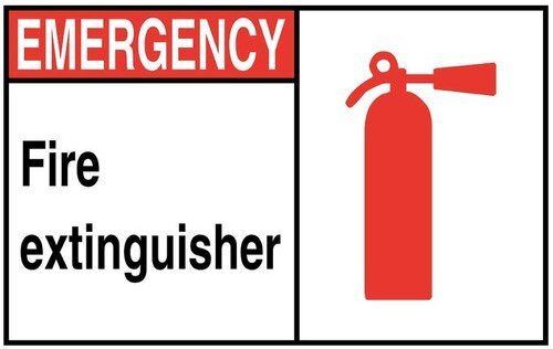 14 Height x 3.25 Width Red on White Recycled Polystyrene SelfAdhesive Fire Extinguisher with Arrow ZING 1885S Zing Safety Sign 14 Height x 3.25 Width Red on White Recycled Polystyrene SelfAdhesive Fire Extinguisher with Arrow ZING 1885S Zing Safety Sign