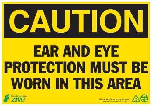 Drawing of the sign as described in the Product Description.