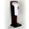 Picture of wall mounted unit with dispenser, mahogany.